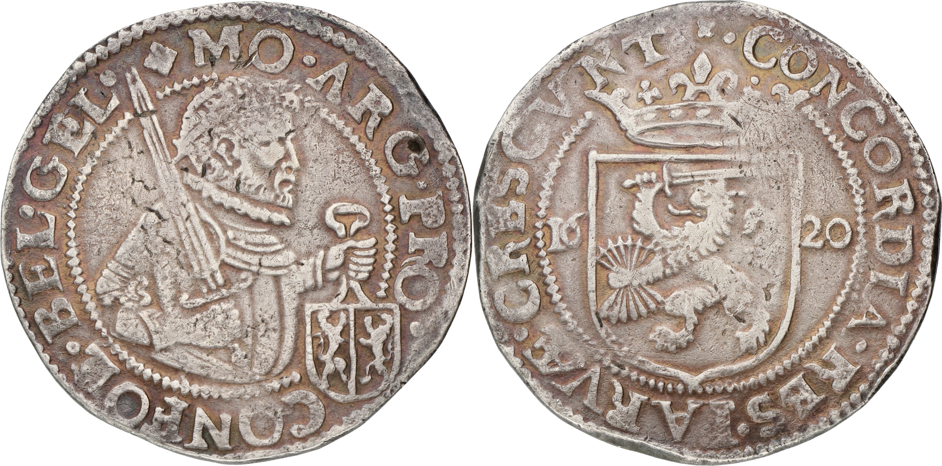 Nederlandse rijksdaalder. Gelderland. 1620. VF