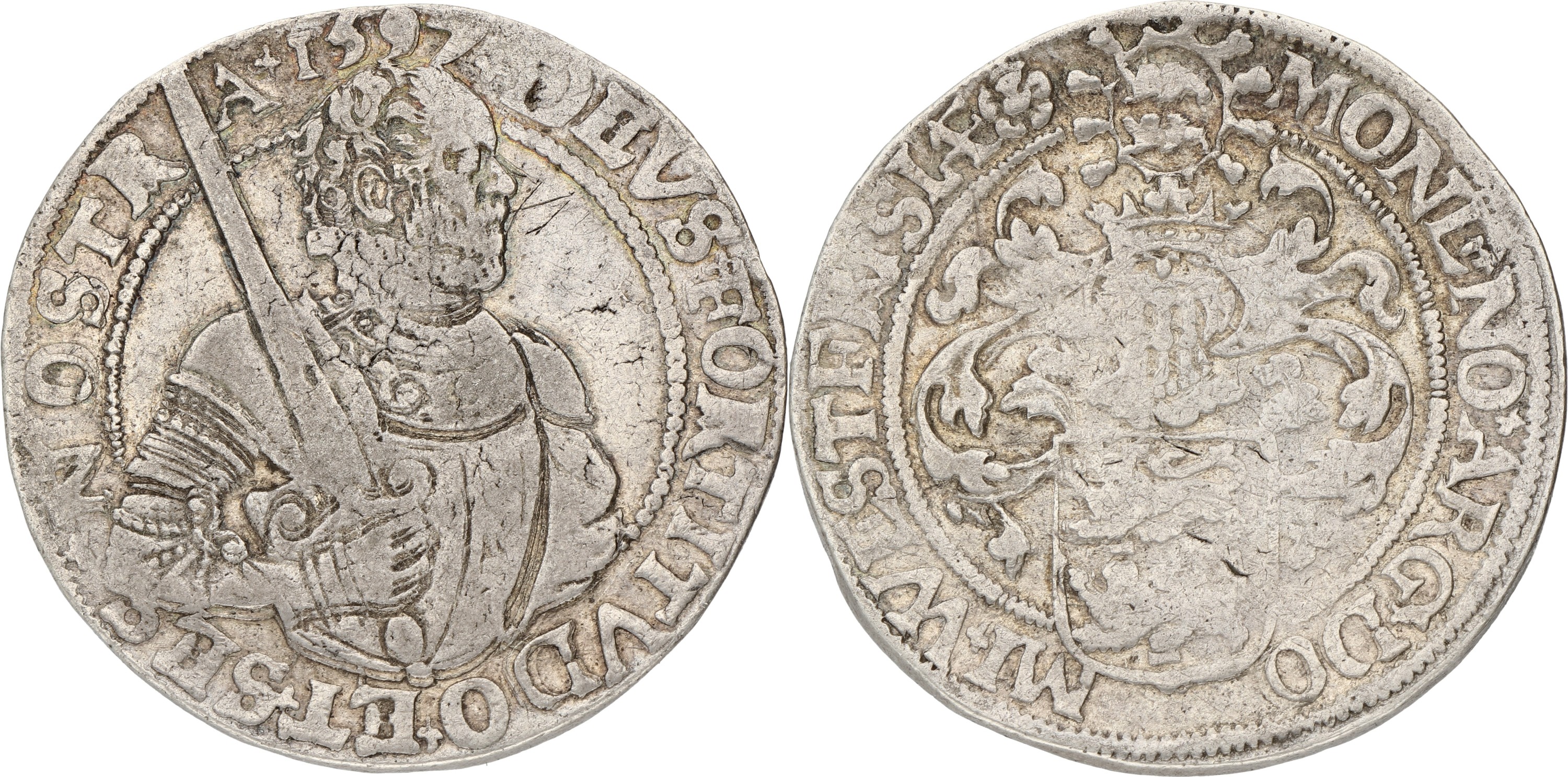Prinsendaalder. West-Friesland. 1597. F / VF