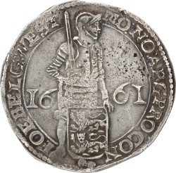 Zilveren Dukaat. West-Friesland. 1661. VF