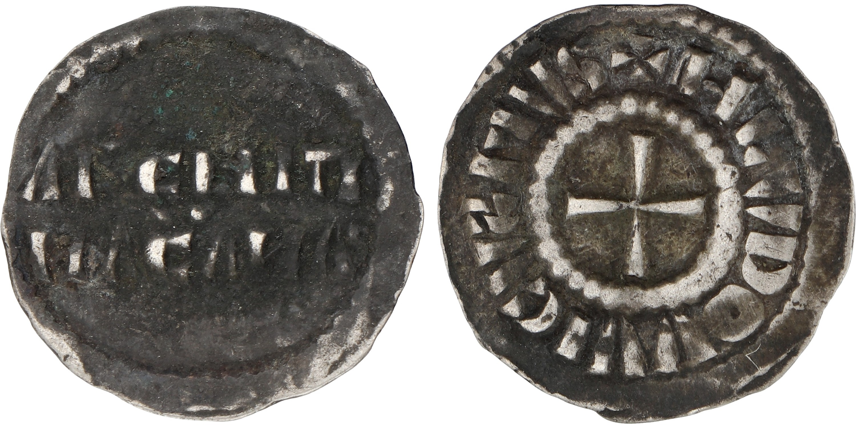 Lotharingia. Strassbourg. Louis IV. Denier. ND (900 - 911). VF