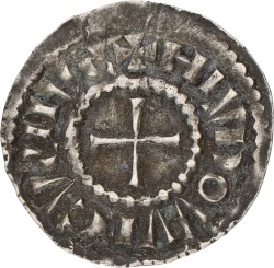 Lotharingia. Strassbourg. Louis IV. Denier. ND (900 - 911). VF