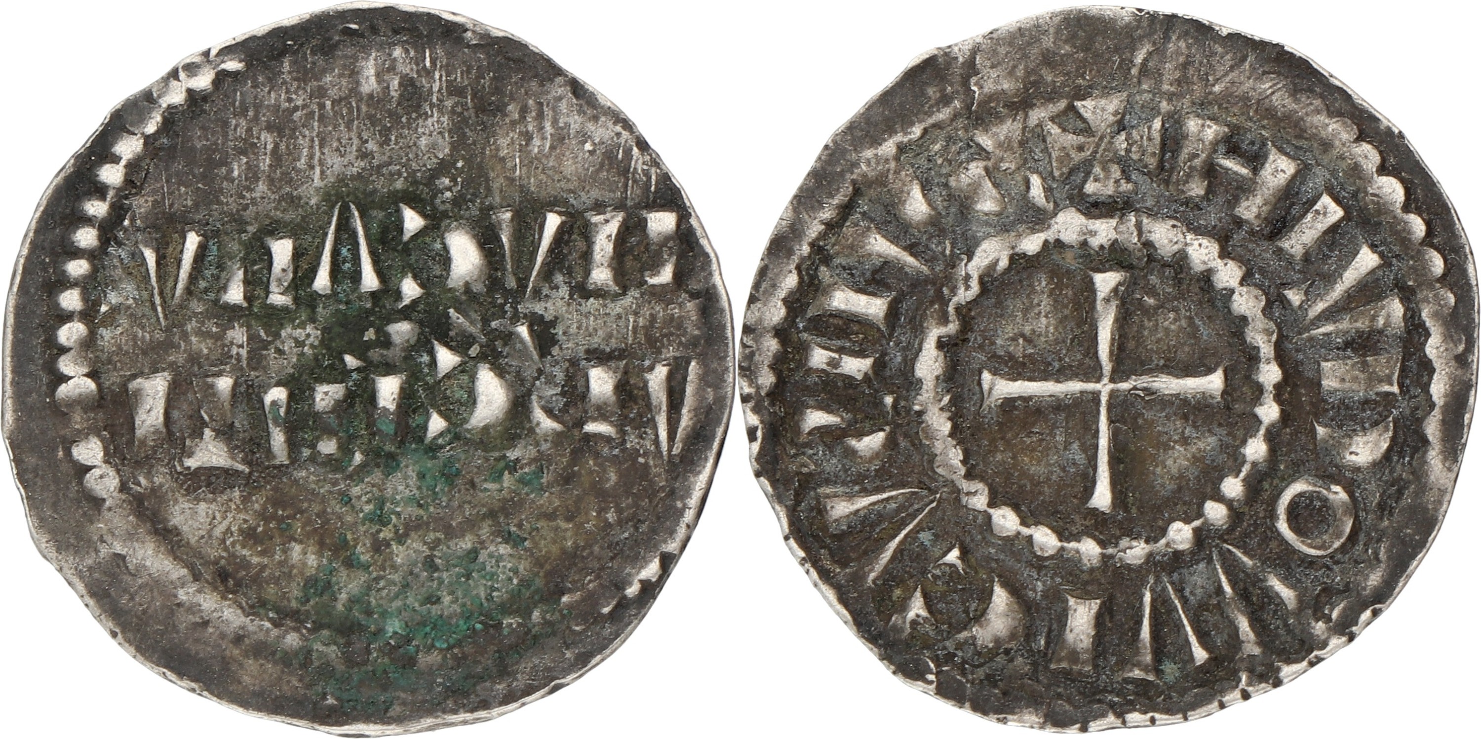 Lotharingia. Strassbourg. Louis IV. Denier. ND (900 - 911). VF