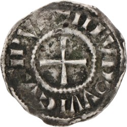 Lotharingia. Strassbourg. Louis IV. Denier. ND (900 - 911). VF