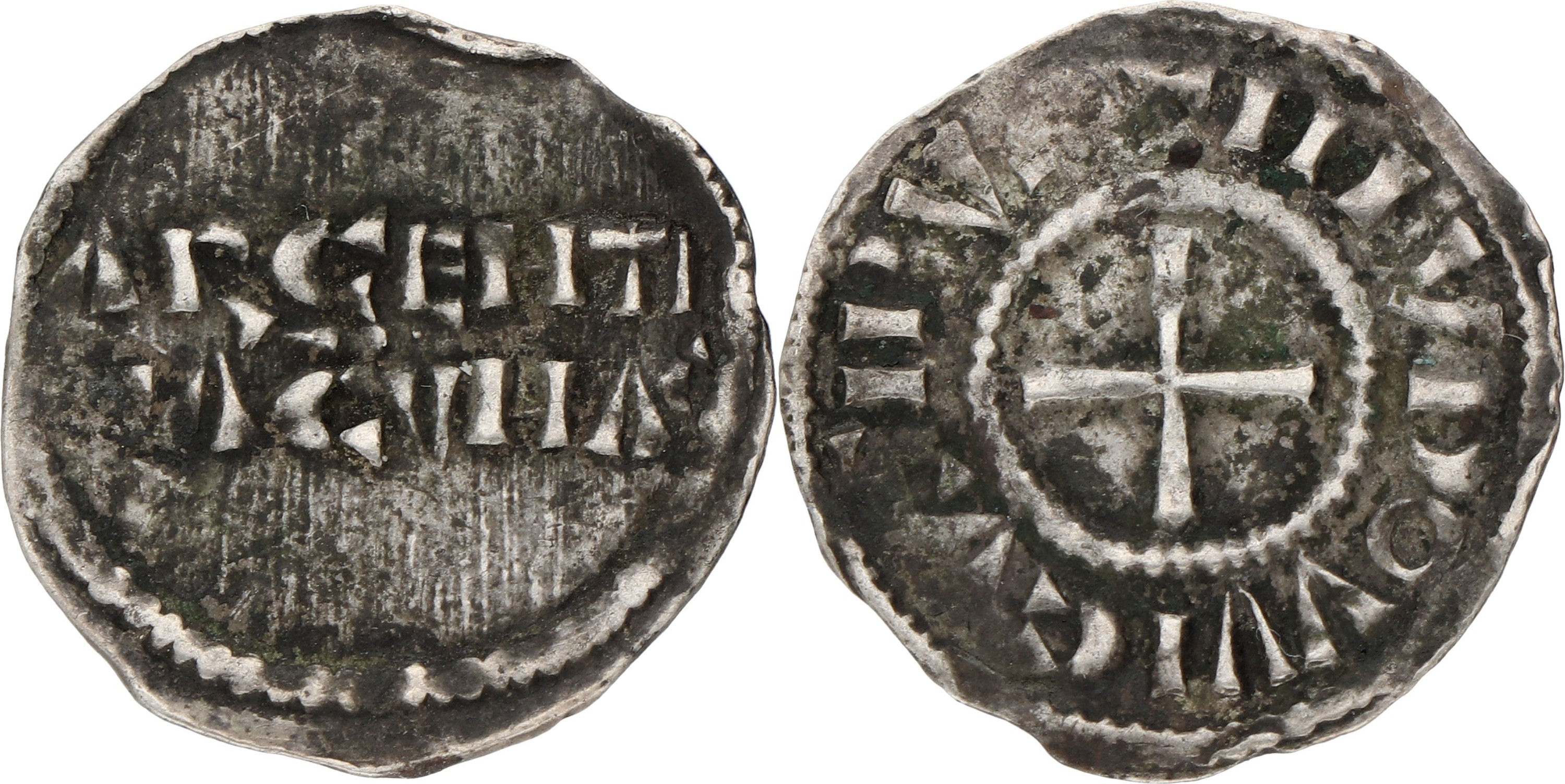 Lotharingia. Strassbourg. Louis IV. Denier. ND (900 - 911). VF