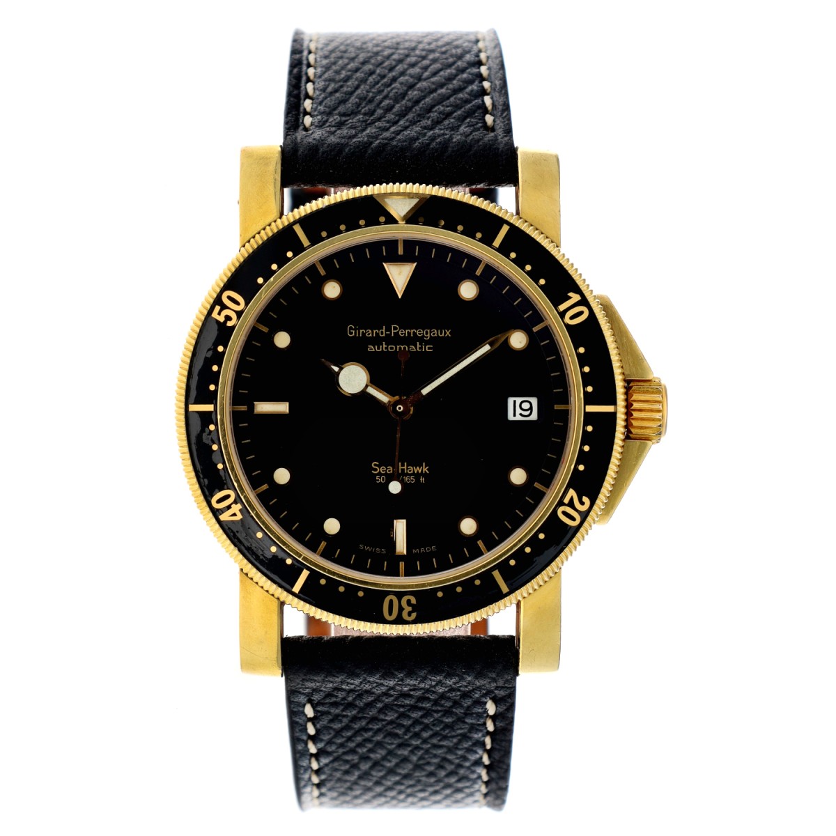Girard-Perregaux Sea-Hawk 7100 18K. - Heren horloge - 1989