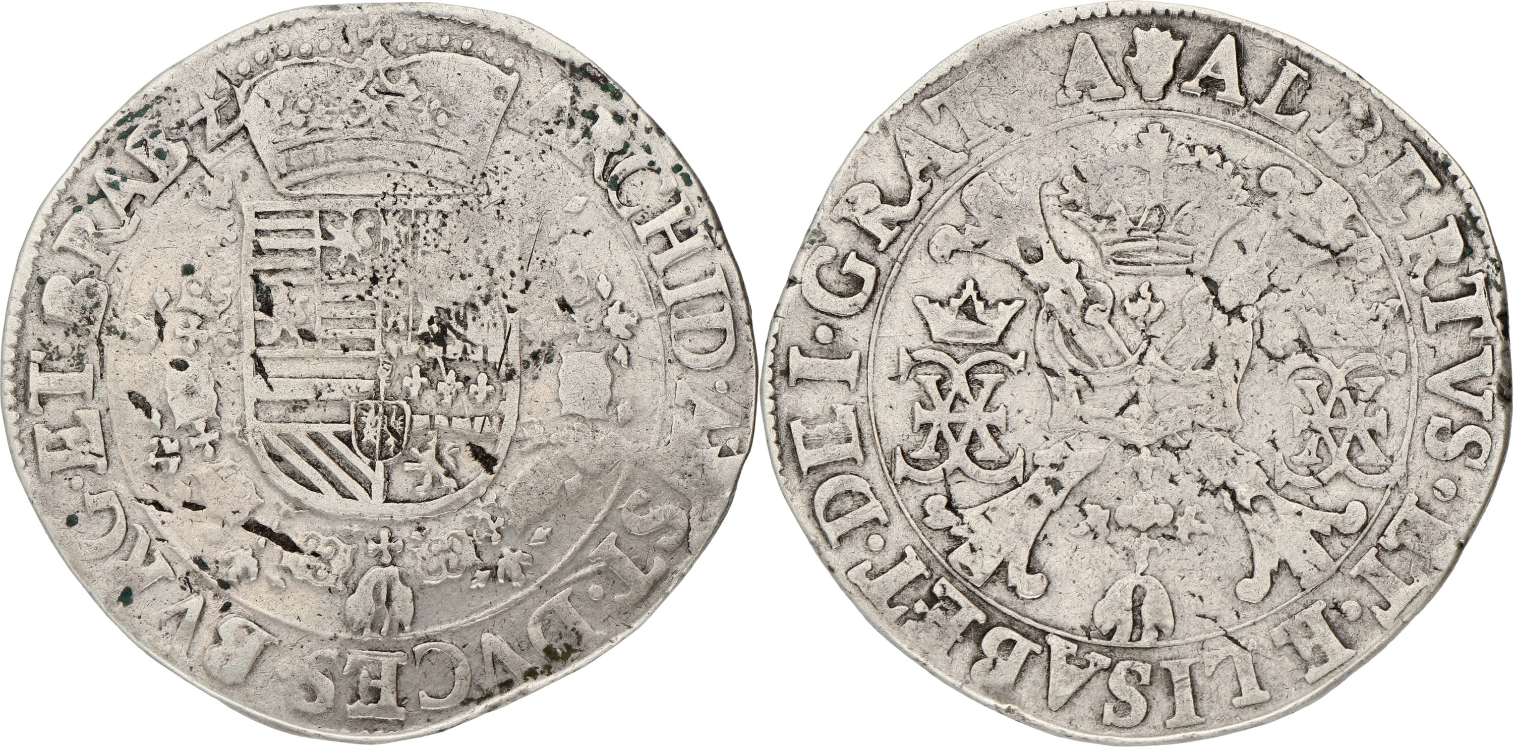 Patagon. Brabant. Antwerpen. Albert & Isabella. ND (1612 - 1613). F