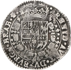 Patagon. Brabant. Brussel. Philips IV. 1656. VF -