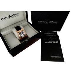 Pierre DeRoche Splitrock Chronographe Concentrique 18K. SPR300010RO0-002CRO - Heren horloge 