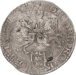 Dukaton of Zilveren Rijder. Zeeland. 1672. F / VF