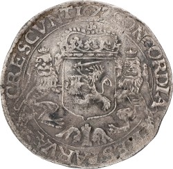 Dukaton of Zilveren Rijder. Zeeland. 1672. F / VF
