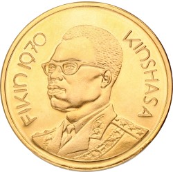 Congo. Kinshasha. 1970. Medal of the 1970 Financial Congress. XF