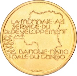 Congo. Kinshasha. 1970. Medal of the 1970 Financial Congress. XF