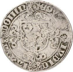 Snaphaanschelling - Met 'GEL' in de afsnede. Gelderland. Nijmegen. Karel van Egmont. ND (1492). F