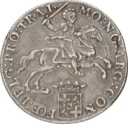 Dukaton of Zilveren Rijder. Utrecht. 1793. VF
