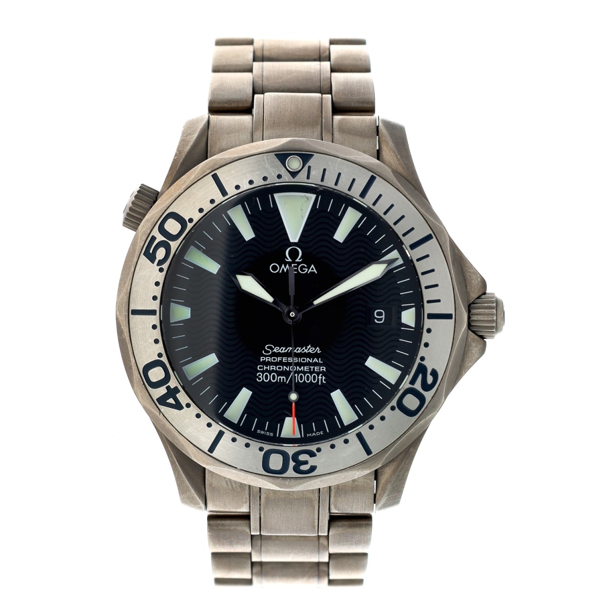 Omega Seamaster Diver 300M Titanium 2231.50.00 - Heren horloge - ca. 2006