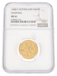 Gouden dukaat. Overijssel. 1608/7. MS 61
