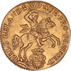 Gouden rijder van 14 gulden Zeeland 1760. Zeer fraai.