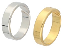Hermès Double Band 18K cocktail ring set 