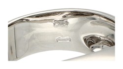 18K witgouden pavé ring met diamant