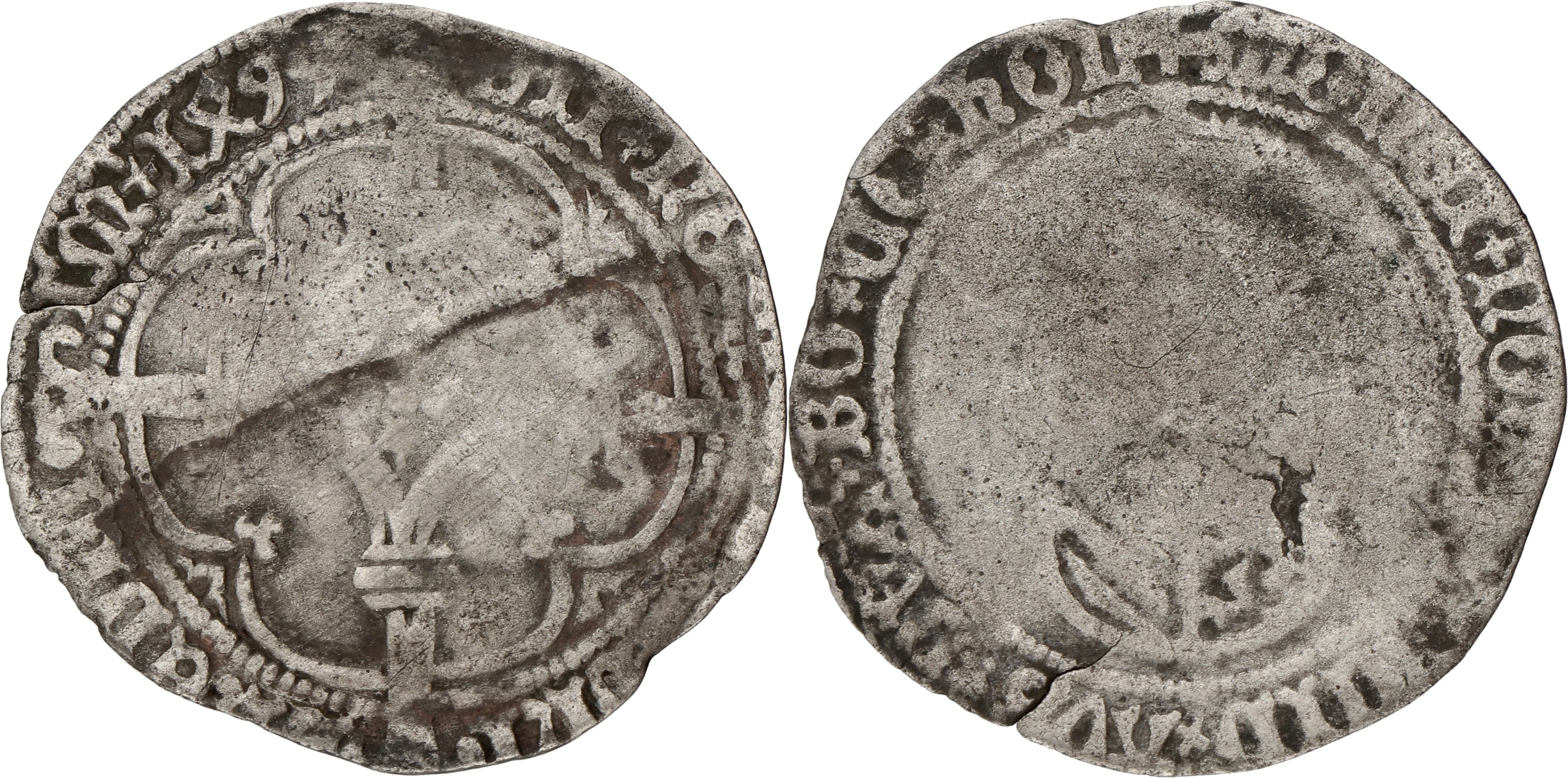 Stuiver. Holland. Dordrecht. Karel V. 1499. F.