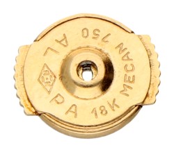 Cartier 18K tricolor gouden 'Trinity' halve creolen 