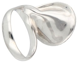 Annamaria Cammilli 18K witgouden Prestige ring bezet met ca. 0.45 ct. diamant