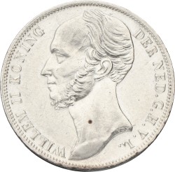 1 Gulden. Willem II. 1846 Sword. AUnc