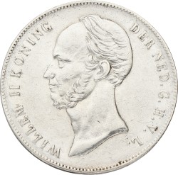 2½ Gulden. Willem II. 1849. VF / XF