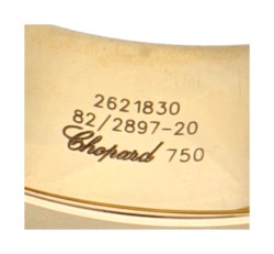 Chopard 18K geelgouden 'Happy diamonds' ring bezet met ca. 0.03 ct. diamant