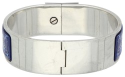 Hermès Sterling zilveren Cloisonné bangle armband  met emaille