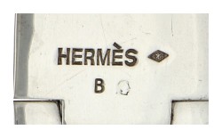 Hermès Sterling zilveren Cloisonné bangle armband  met emaille