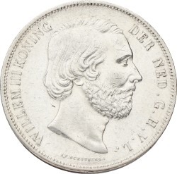 2½ Gulden. Willem III. 1849. VF / XF