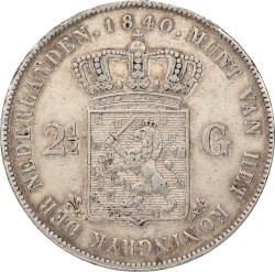 2½ Gulden. Willem I. 1840. VF / XF