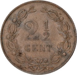2½ Cent. Wilhelmina. 1898. AUnc