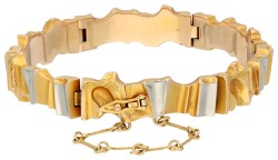 Lapponia 14K gouden/platina 'Alba' armband 