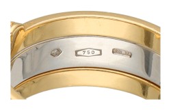 Omega Constellation 18K bicolor gouden ring bezet met ca. 0.18 ct. diamant 