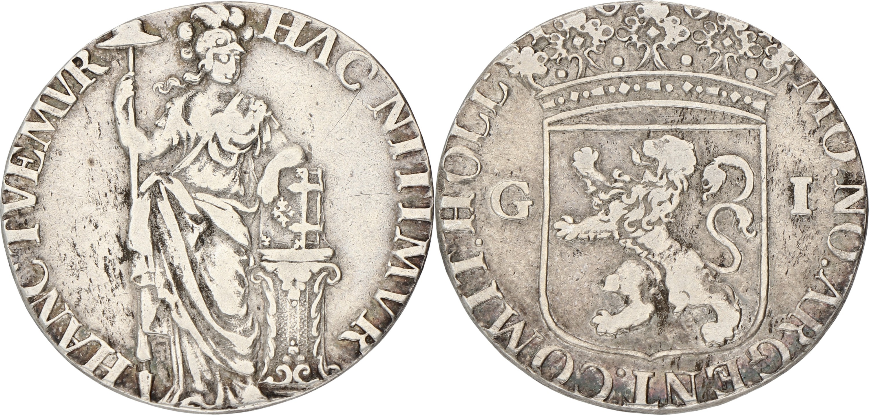 Gulden - provinciale. Holland. 1681 G I. VF