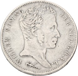 1 Gulden. Willem I. 1832/24. VF +.