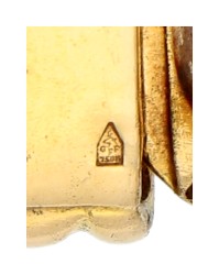 18K geelgouden armband bezet met ca. 0.56 ct. diamant, smaragd en emaille 