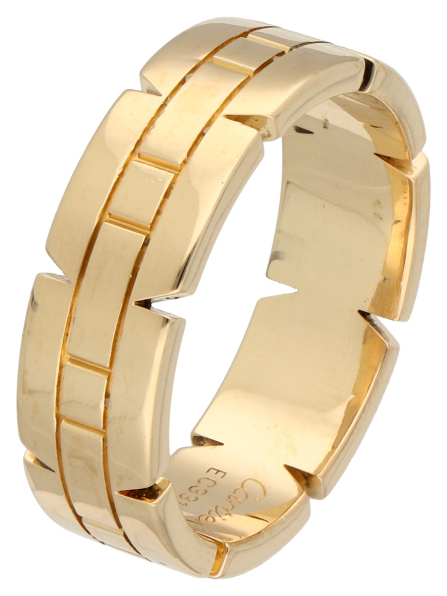 Cartier 18K geelgouden 'Tank Française' ring 