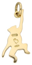 Pomellato 18K geelgouden Monkey hanger