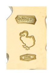 Pomellato 18K geelgouden Monkey hanger