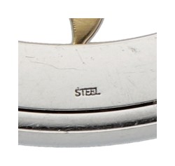 Bvlgari 18K geelgouden/stalen 'Tondo Sun' hanger 