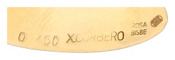 Rosa Bisbe 18K geelgouden harthanger
