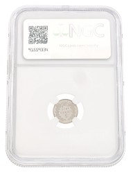 5 Cent. Willem III. 1850 - With dot. MS 67