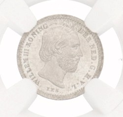 5 Cent. Willem III. 1850 - With dot. MS 66