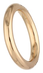 Bron 18K roségouden Stax aanschuif ring bezet met ca. 0.55 ct. diamant
