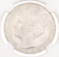 2½ Gulden. Wilhelmina. With dot between P & Pander. 1898. MS 61.