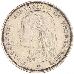 10 Cent Wilhelmina 1894. Prachtig +.