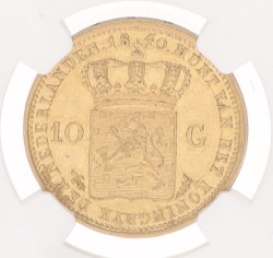 10 Gulden. Willem I. 1840. MS 62.